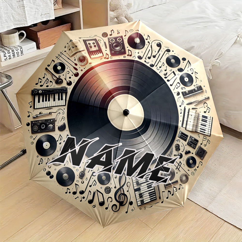 Musical Instrument With Name - Parapluie personnalisé avec nom, 
