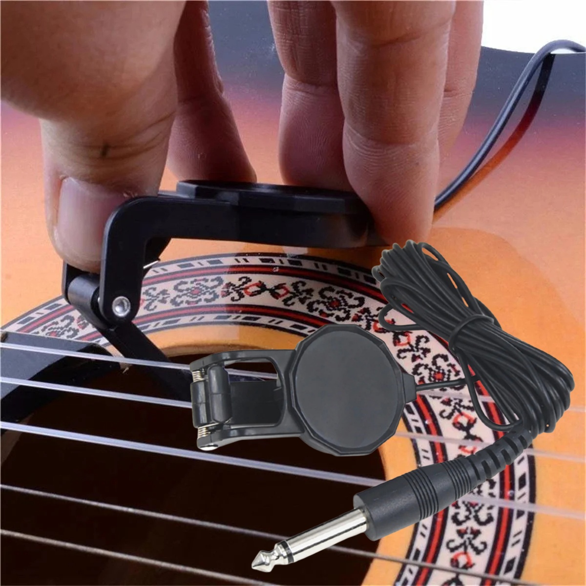 Musical Instrument Dulcimer - Prise Audio Clip sur micro/transducteur de