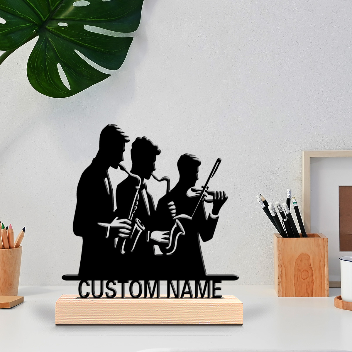 Musical Instrument With Name - 1 pièce Statue en étain personnalisée