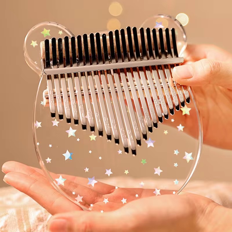 Musical Instrument Balalaika - Hluru Kalimba 17 21 touches pouce