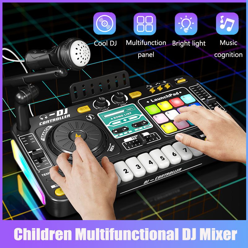 Musical Instrument Keyboard - Jouets de mélange DJ pour enfants,