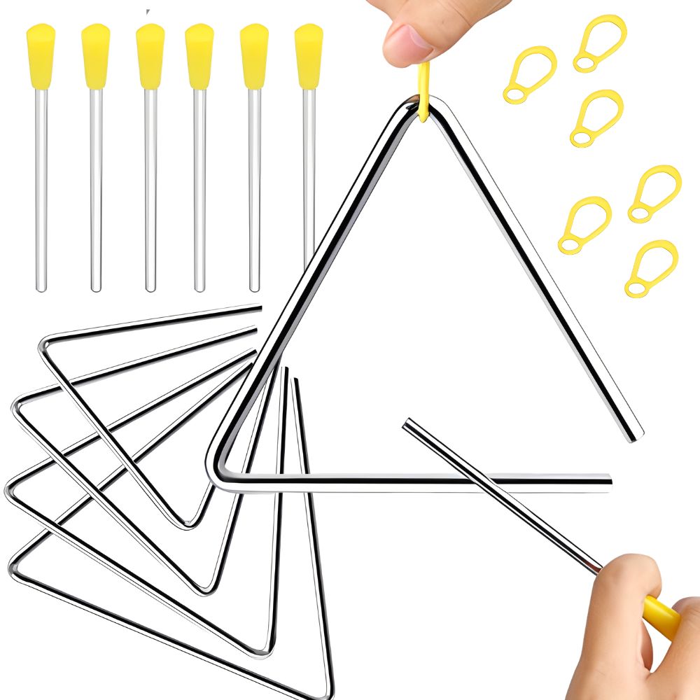 Triangle Beater Music - Instrument de percussion triangulaire Orff de
