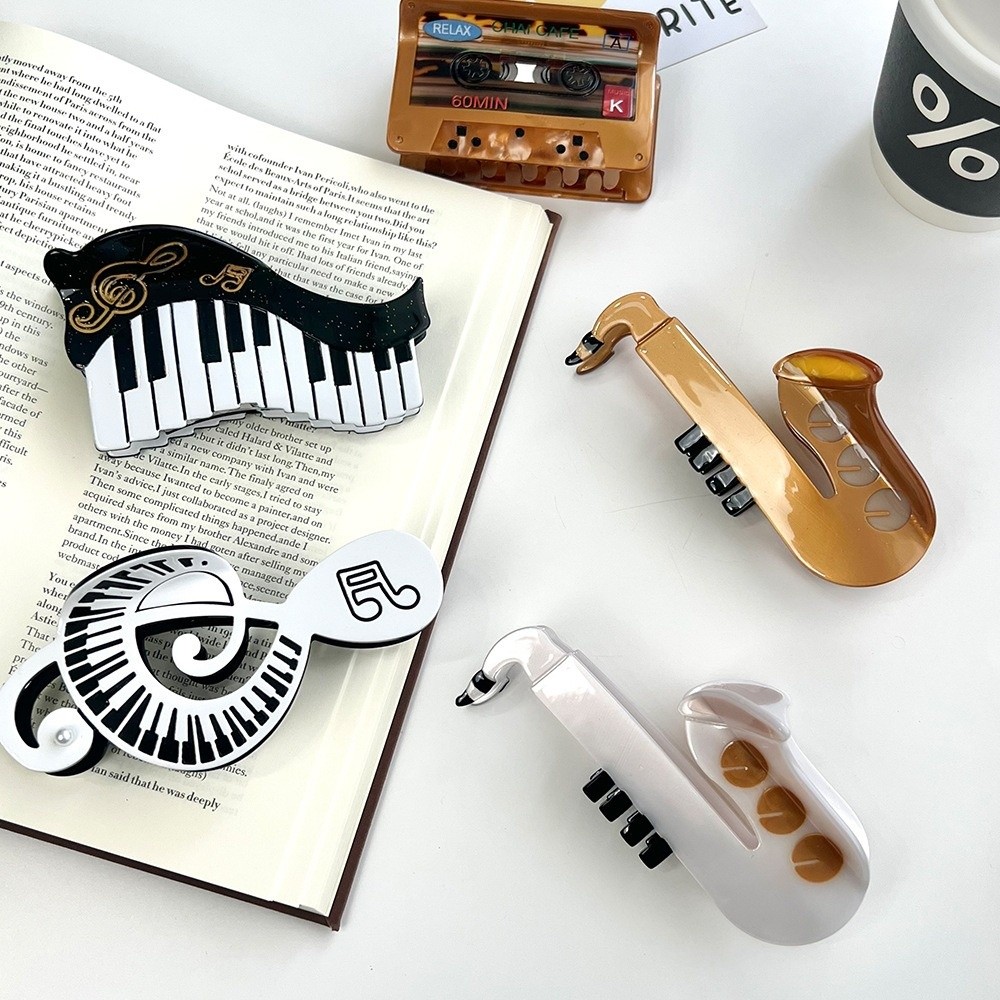 Musical Instrument Video - Nouvelle Pince à Cheveux en Acétate