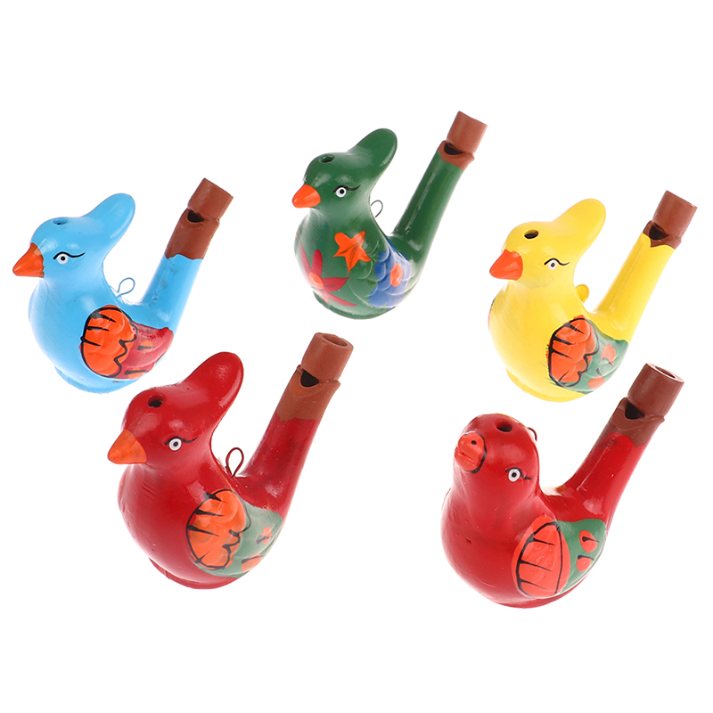 Musical Instrument In Drawing - Sifflet coloré en forme d'oiseau d'eau