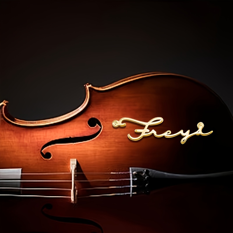 Musical Instrument With Name - [Personnalisé] Plaques décoratives avec noms, plaques