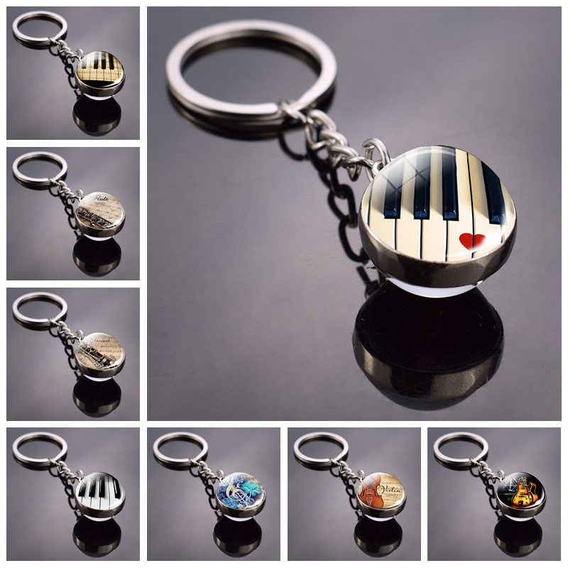 Musical Instrument All - Piano porte-clés Instruments de musique Cleft