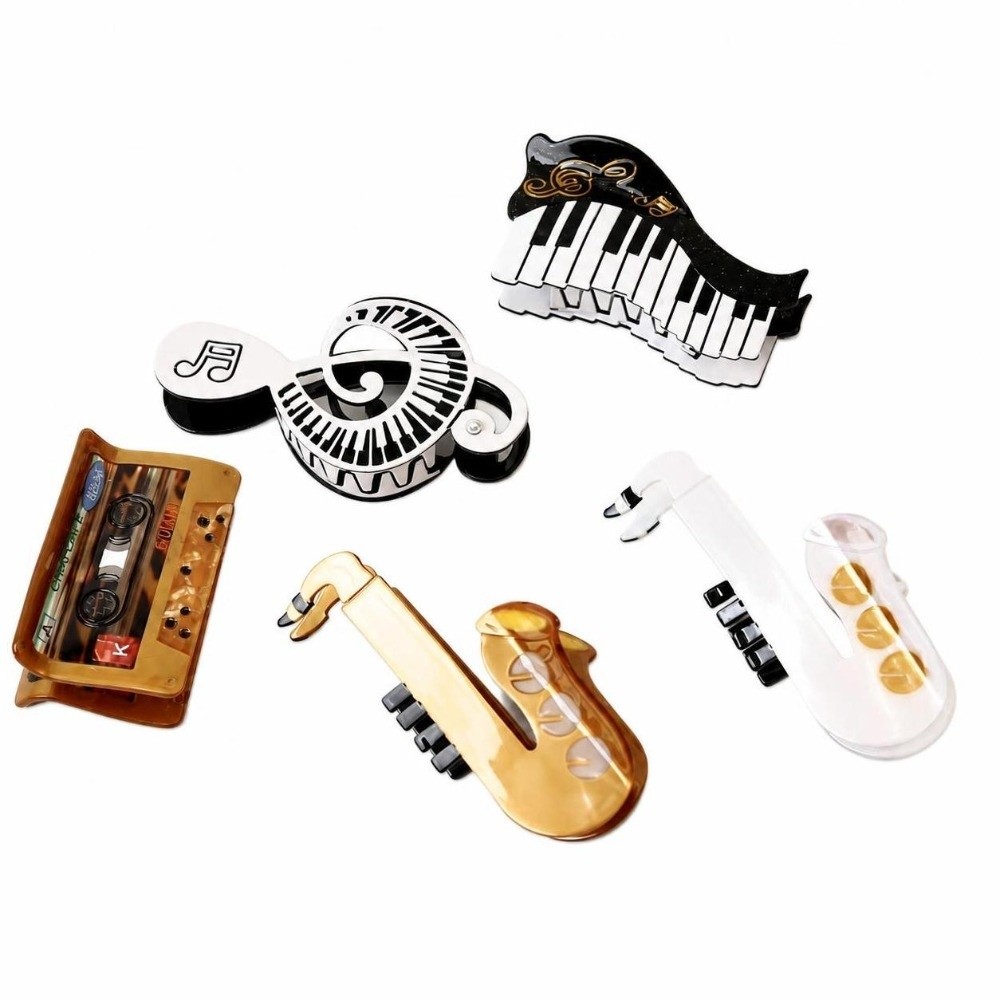 Musical Instrument Video - Nouvelle Pince à Cheveux en Acétate