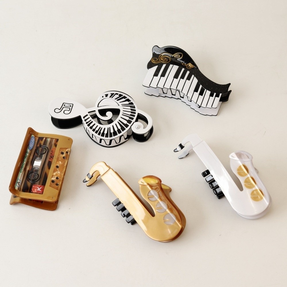 Musical Instrument Video - Nouvelles pinces à cheveux en acétate
