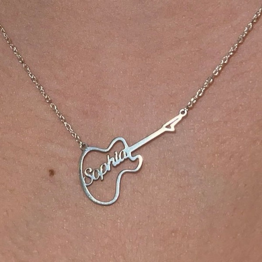 Collier personnalisé avec symb - Musical Instrument With Name avis et prix