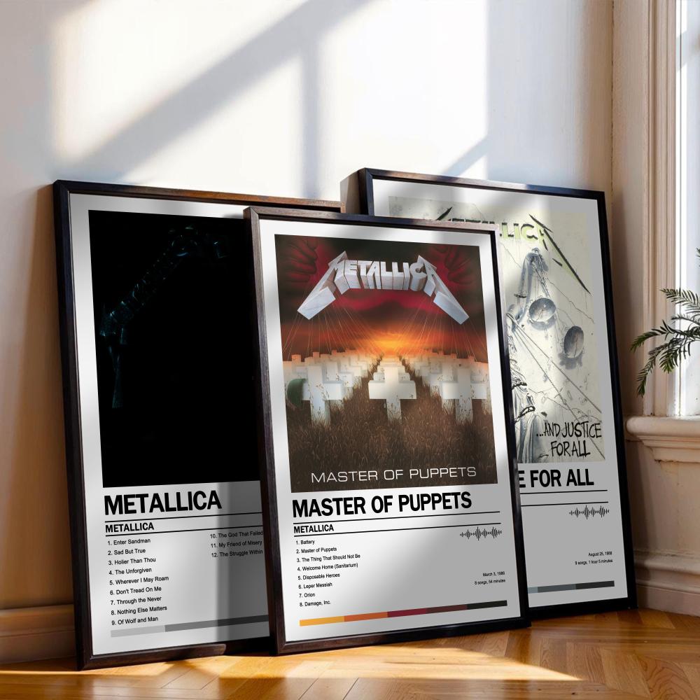 Affiche M-Metallicas, couvertu - Musical Instrument Painting avis et prix