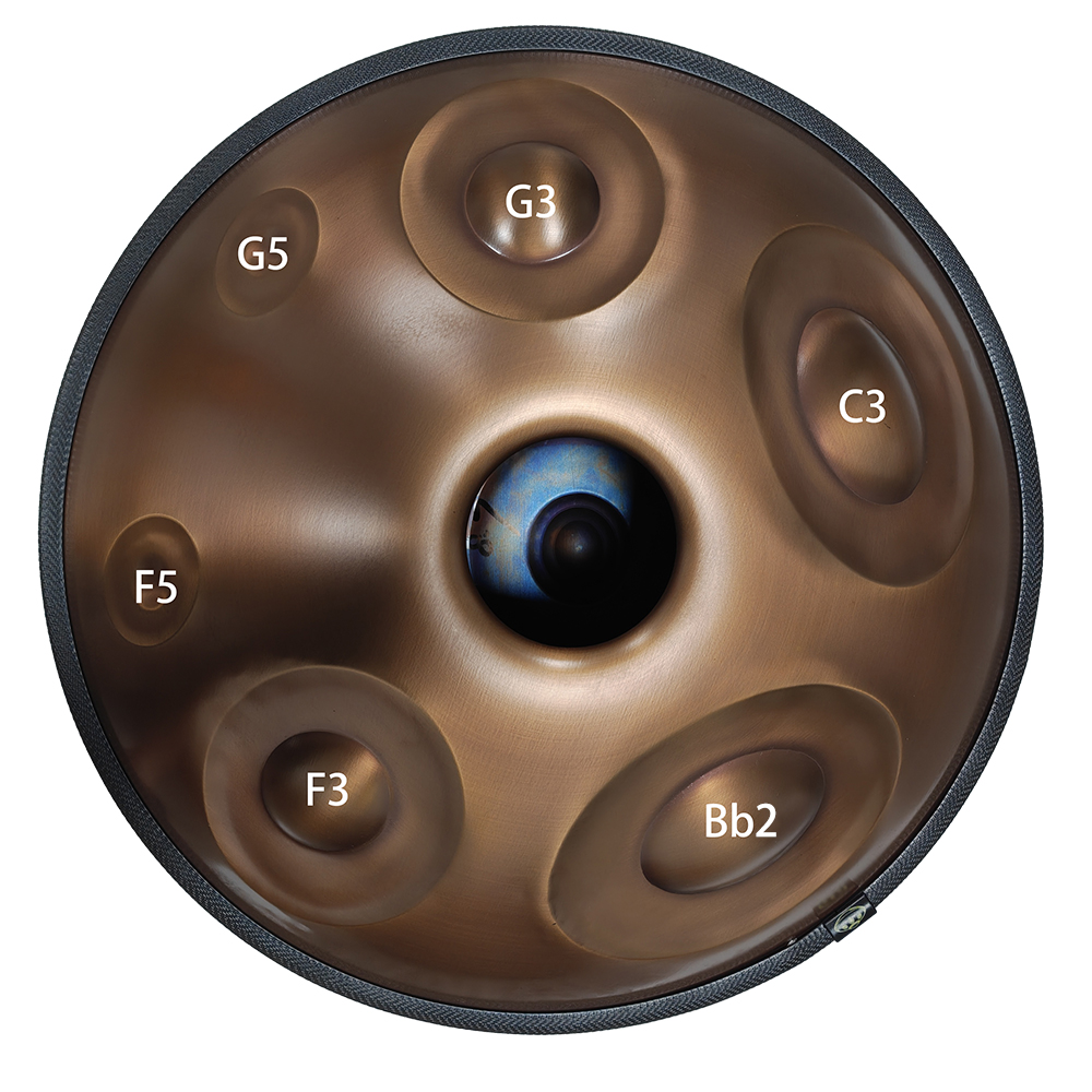 Handpan à 18 notes, en Ré mine - Musical Instrument Dulcimer avis et prix