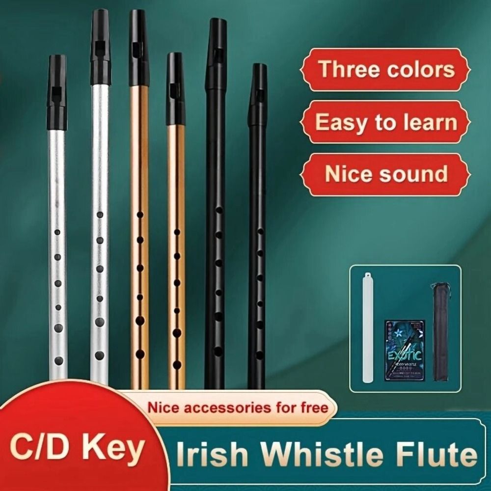 Flûte irlandaise à 6 trous en  - Tin Whistle Flute avis et prix