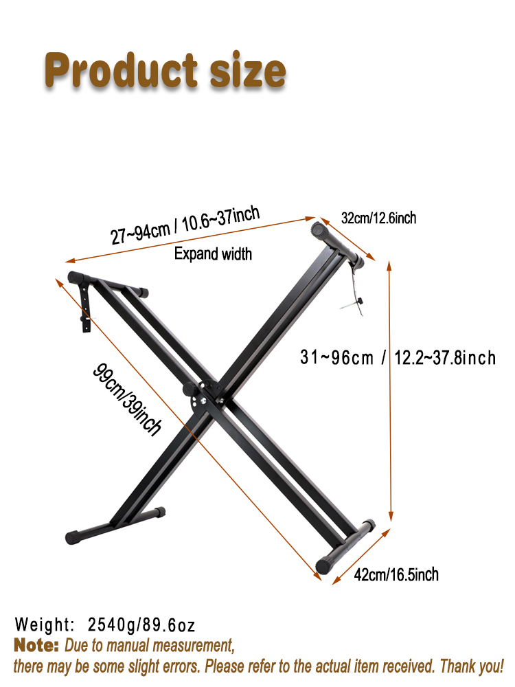 Support de clavier réglable en - Musical Instrument Keyboard avis et prix