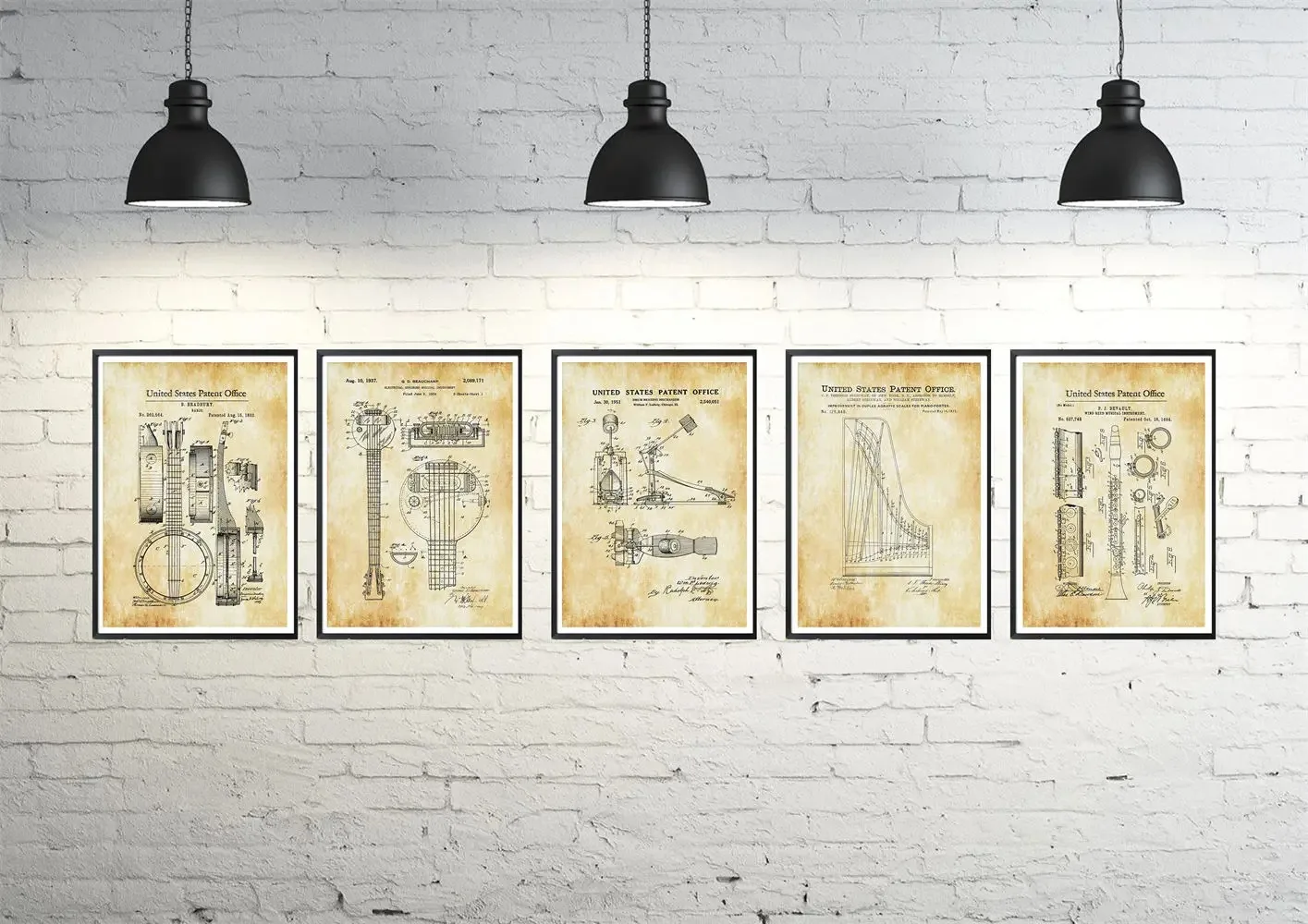 Affiches Murales Vintage Nordi - Musical Instrument Video avis et prix