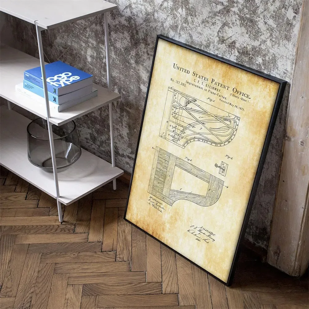 Affiches Murales Vintage Nordi - Musical Instrument Video avis et prix