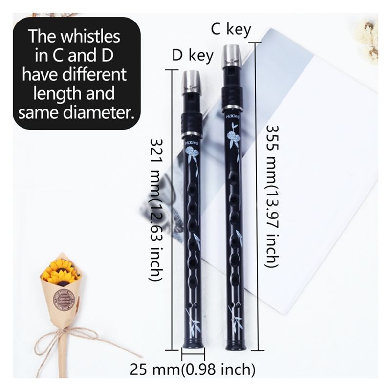 Sifflet irlandais ABLB-6 trous - Tin Whistle Flute avis et prix