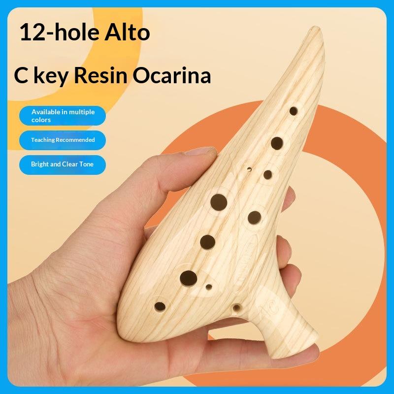 Nouveau # Ocarina à 12 trous,  - Musical Instrument Qin avis et prix