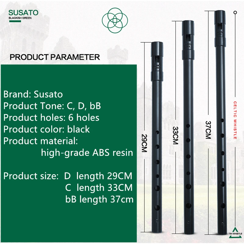 Susato 1 pièce Flûte irlandais - Tin Whistle Flute avis et prix