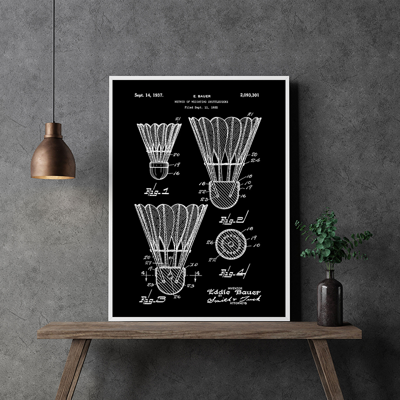 Affiche brevetée noir et blanc - Musical Instrument In Drawing avis et prix