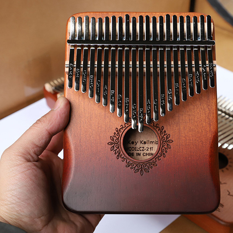 Kalimba en acajou à 21 touches - Musical Instrument Balalaika avis et prix