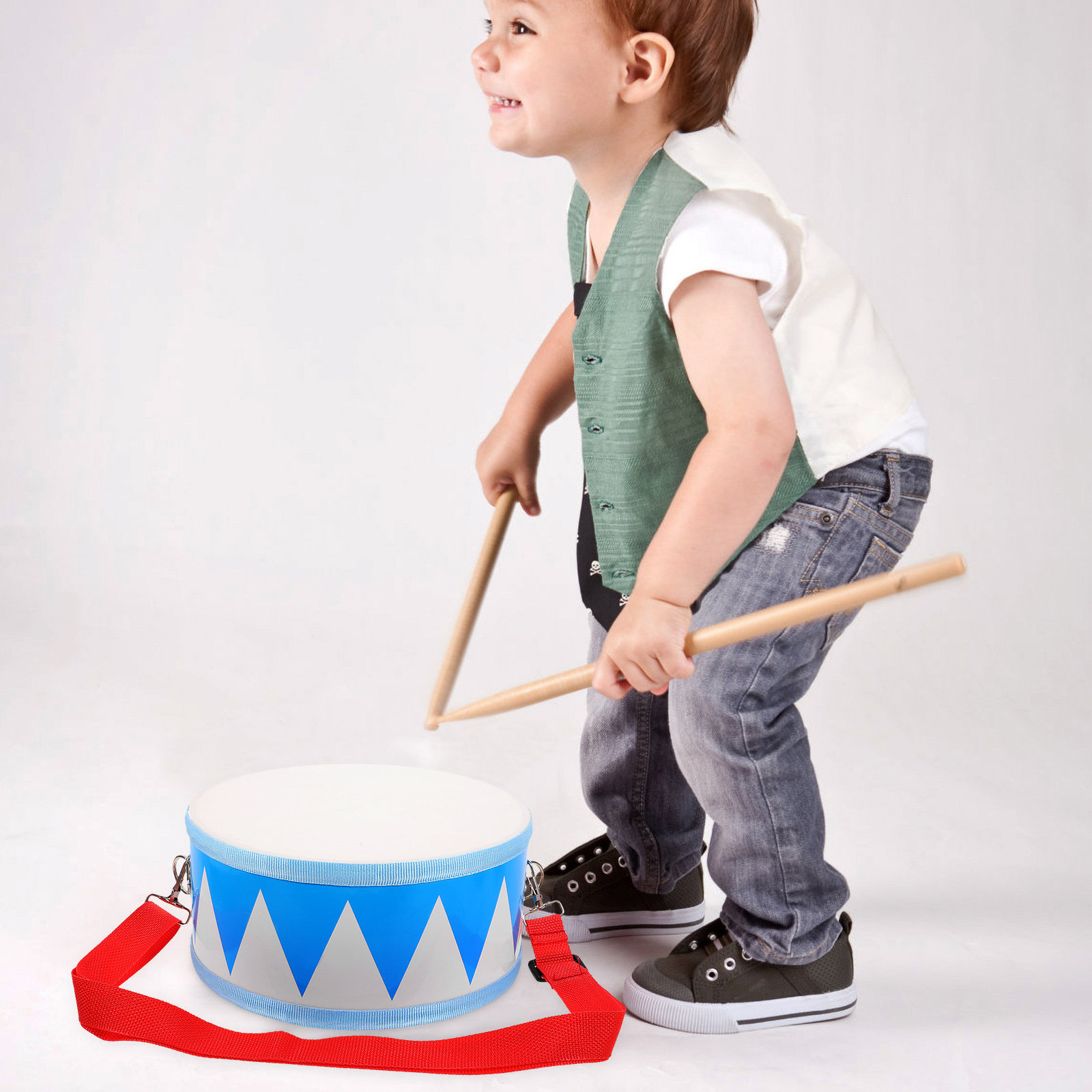 1 ensemble de tambours en bois - Musical Instrument Kids avis et prix
