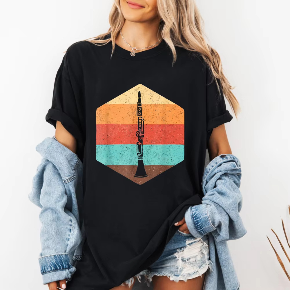 T-shirt Rétro pour Amoureux de - Musical Instrument All avis et prix