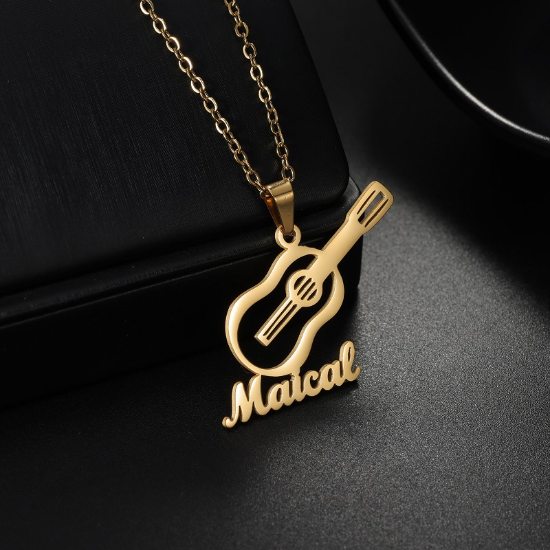 Collier avec pendentif instrum - Musical Instrument With Name avis et prix