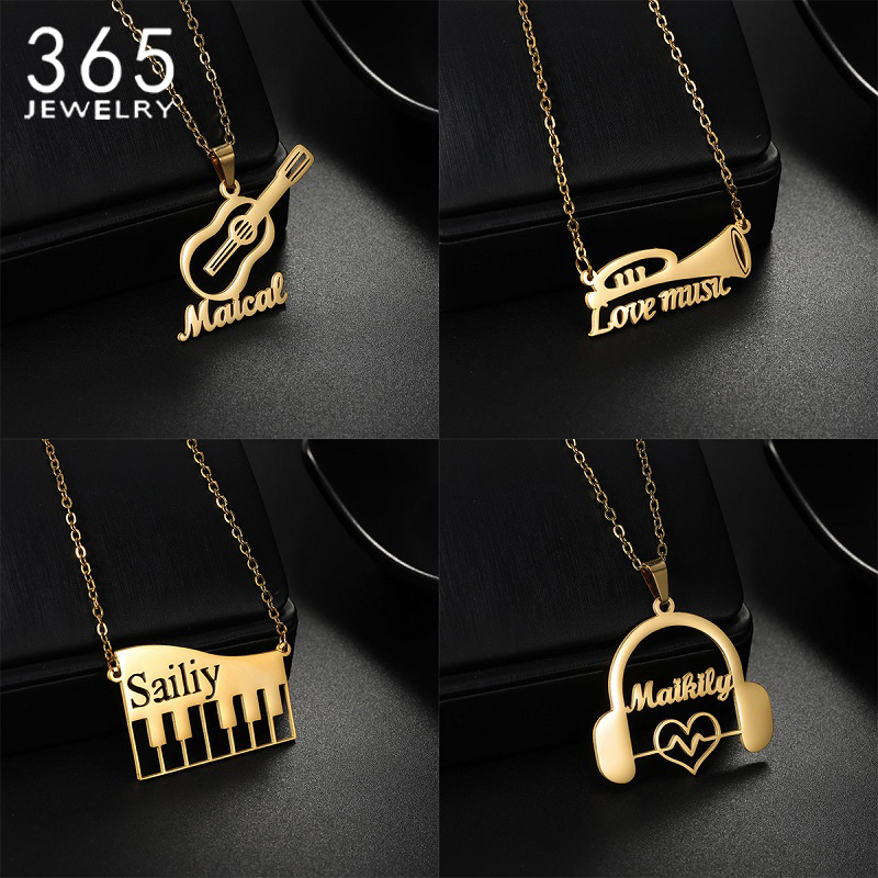 Collier avec pendentif instrum - Musical Instrument With Name avis et prix