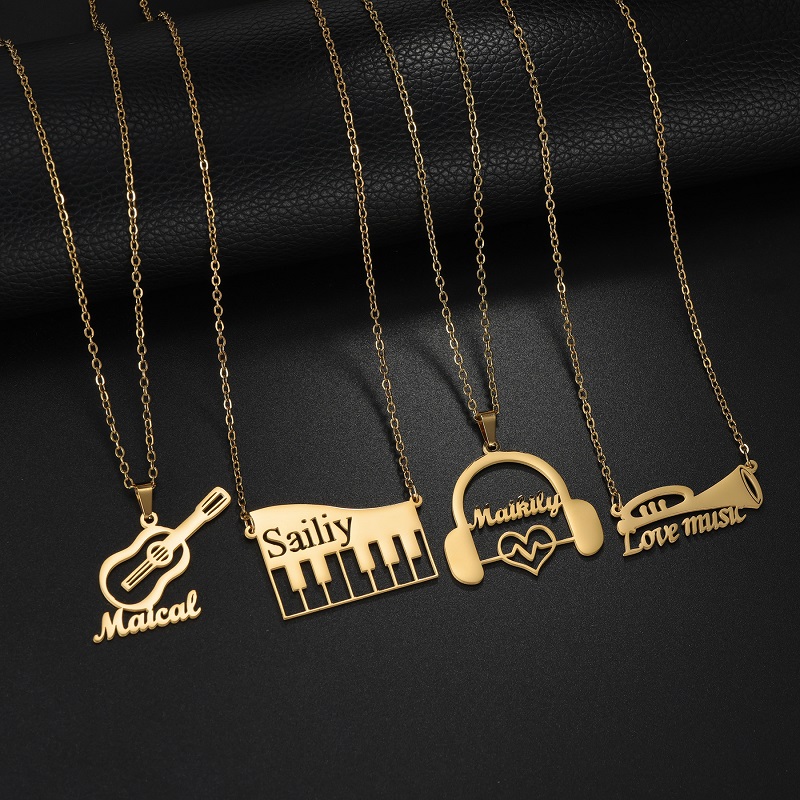Collier avec pendentif instrum - Musical Instrument With Name avis et prix