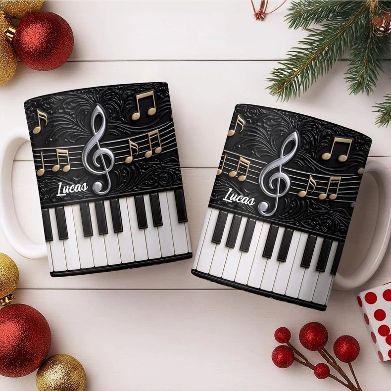 Tasse en céramique personnalis - Musical Instrument With Name avis et prix
