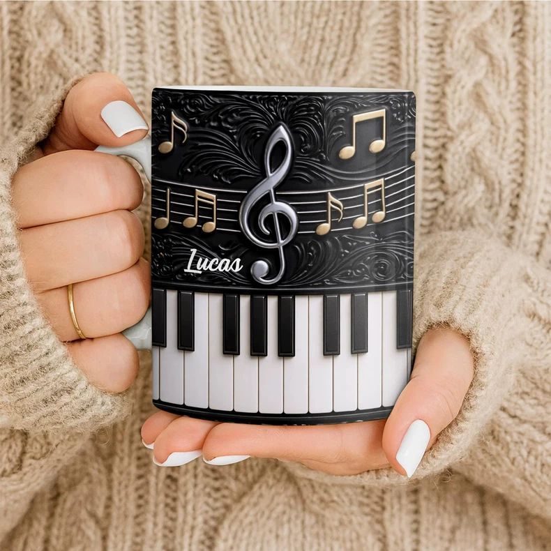 Tasse en céramique personnalis - Musical Instrument With Name avis et prix
