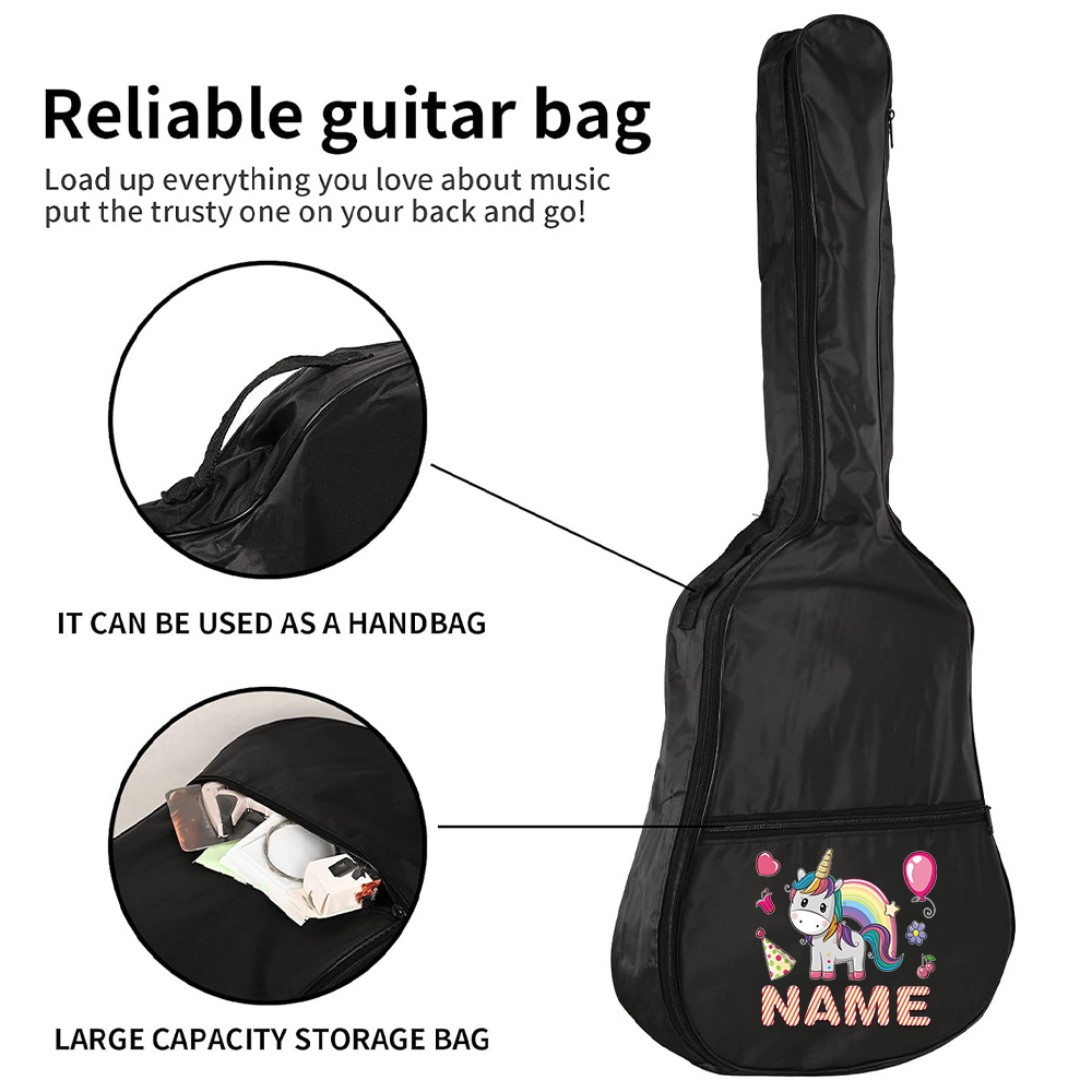 Sac de guitare avec nom person - Musical Instrument With Name avis et prix