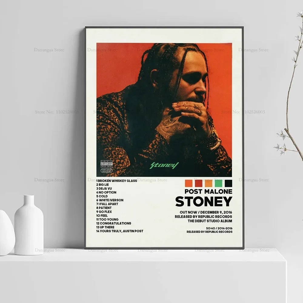Post Malone Twelve Toothache W - Musical Instrument Painting avis et prix