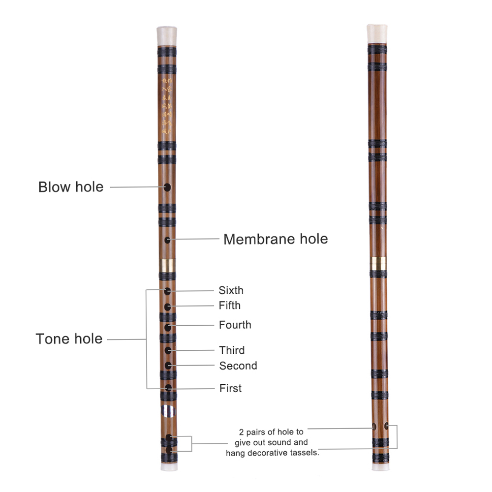 Flûte de bambou amère faite à  - Tin Whistle Flute avis et prix