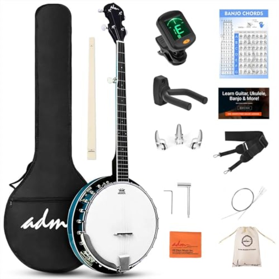 Kit de banjo 5 cordes taille s - Banjo 5 String Open avis et prix