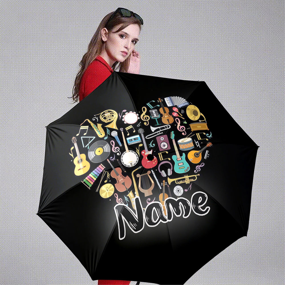 Parapluie personnalisé avec no - Musical Instrument With Name avis et prix