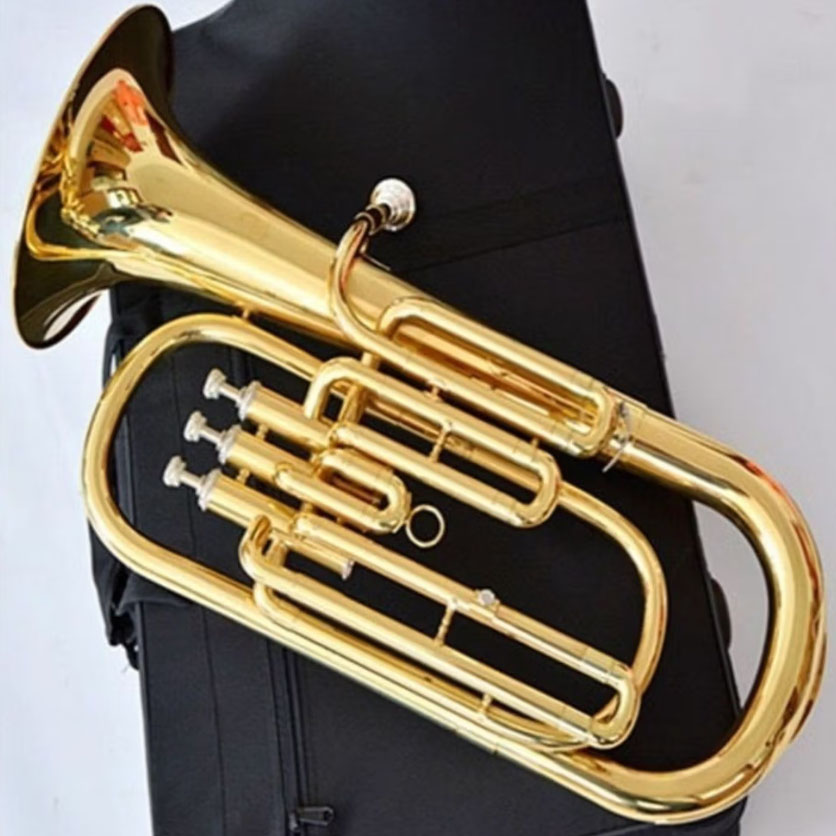 Euphonium en Sib laqué or, 3+1 - Musical Instrument Euphonium avis et prix