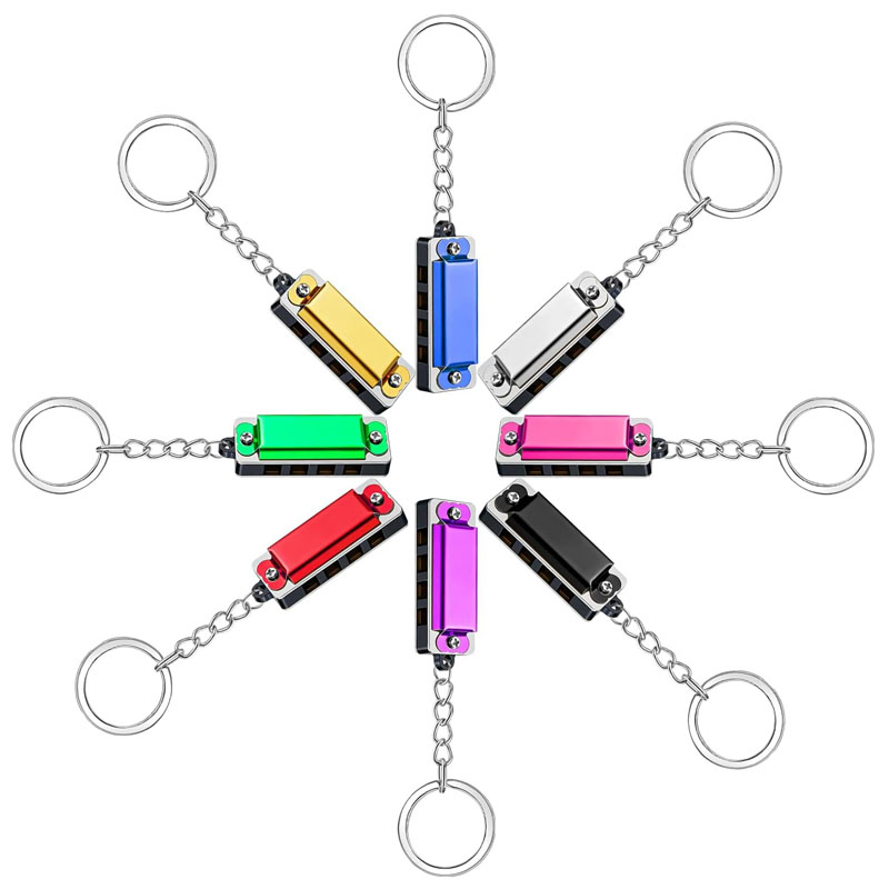 Mini harmonica porte-clés, bre - Musical Instrument Gif avis et prix
