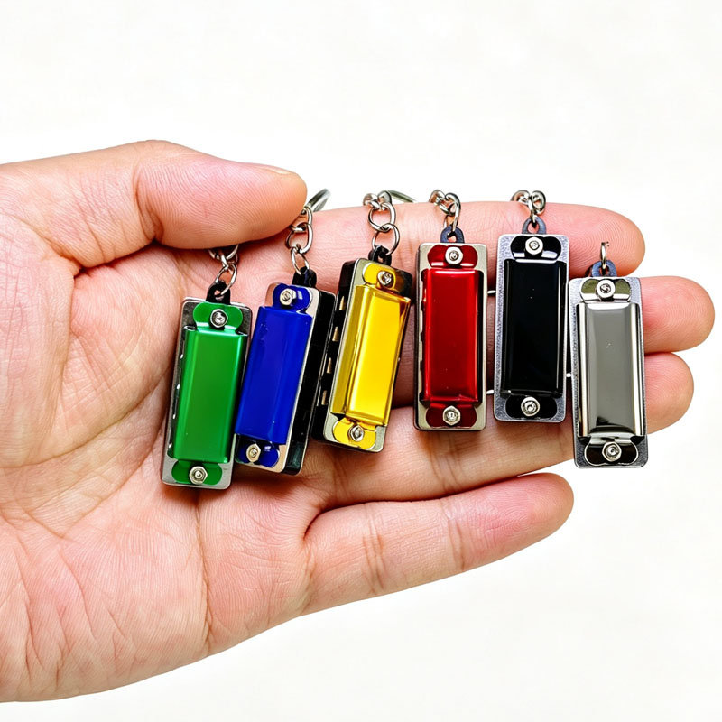 Mini harmonica porte-clés, bre - Musical Instrument Gif avis et prix