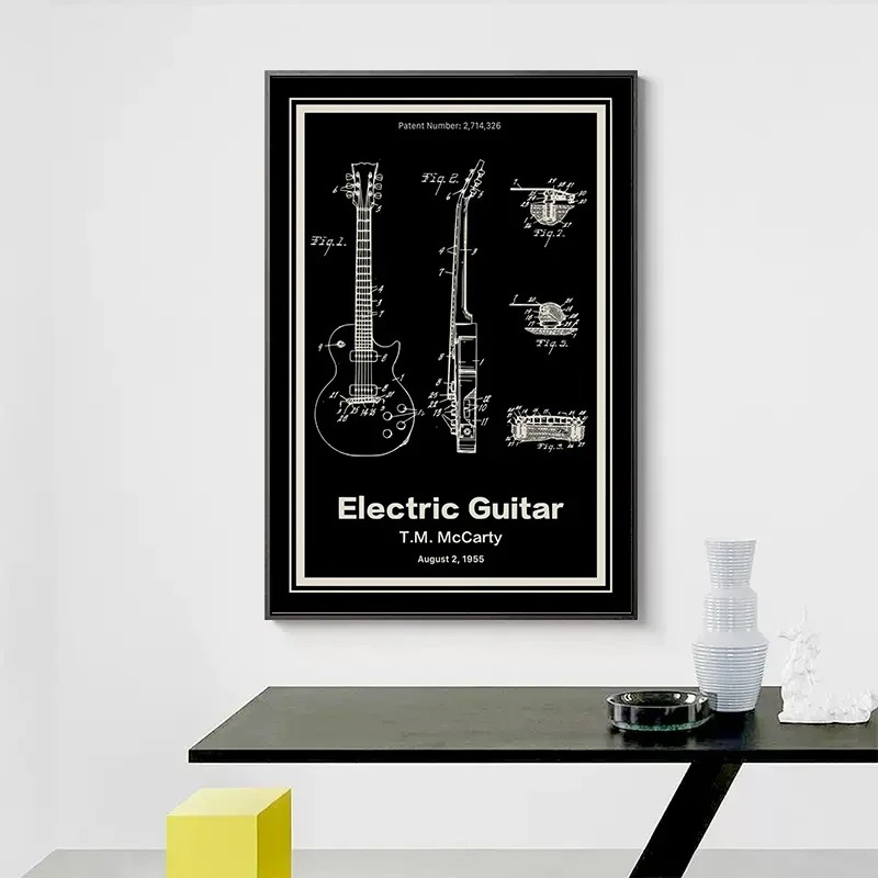 Affiches sur toile de brevets  - Musical Instrument Video avis et prix