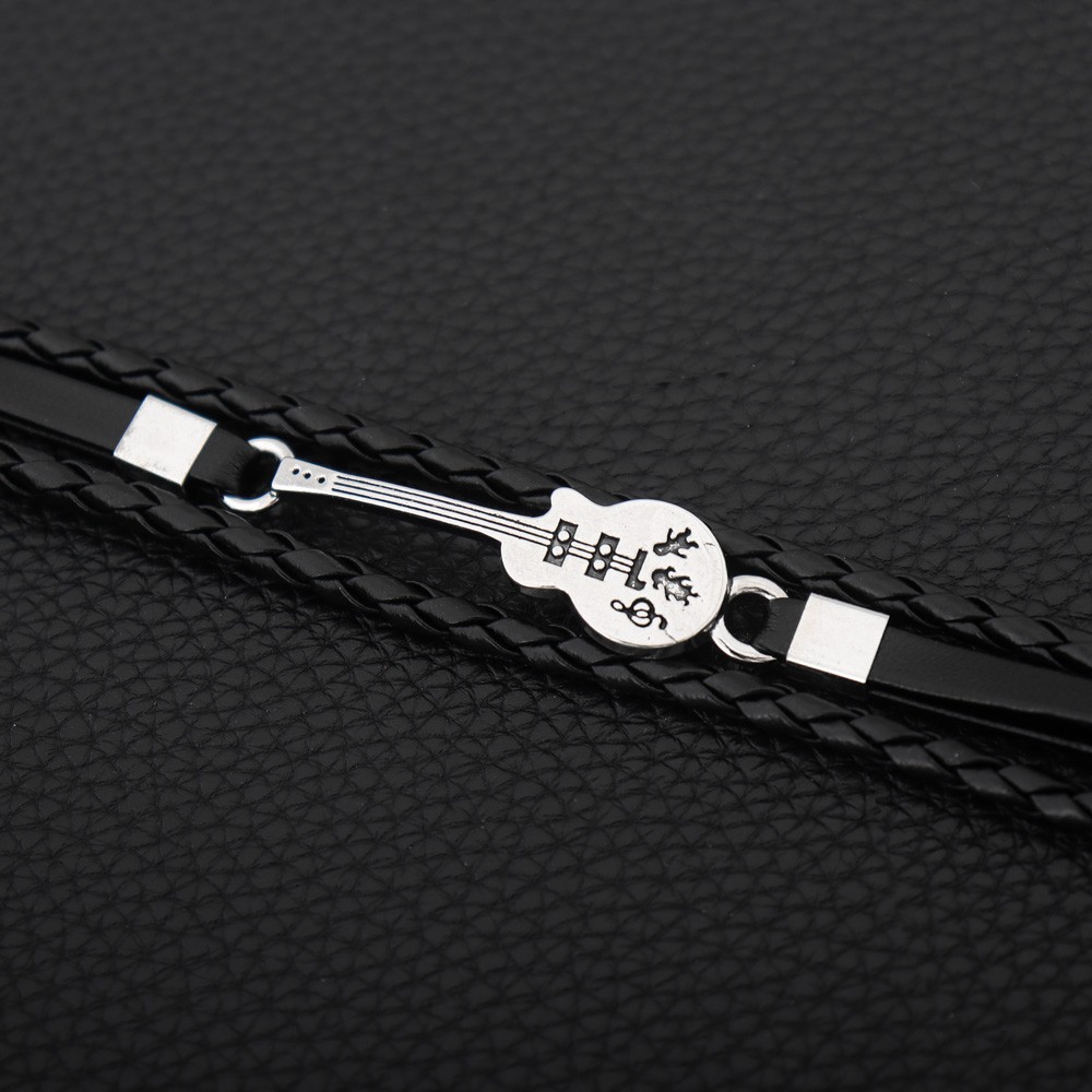 Bracelet en cuir unique classi - Musical Instrument All avis et prix