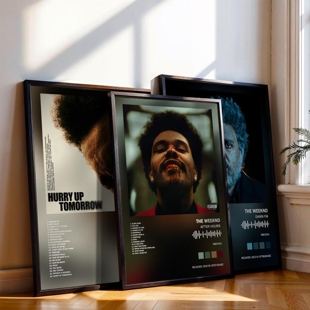 Affiche The Weeknd, couverture - Musical Instrument Painting avis et prix